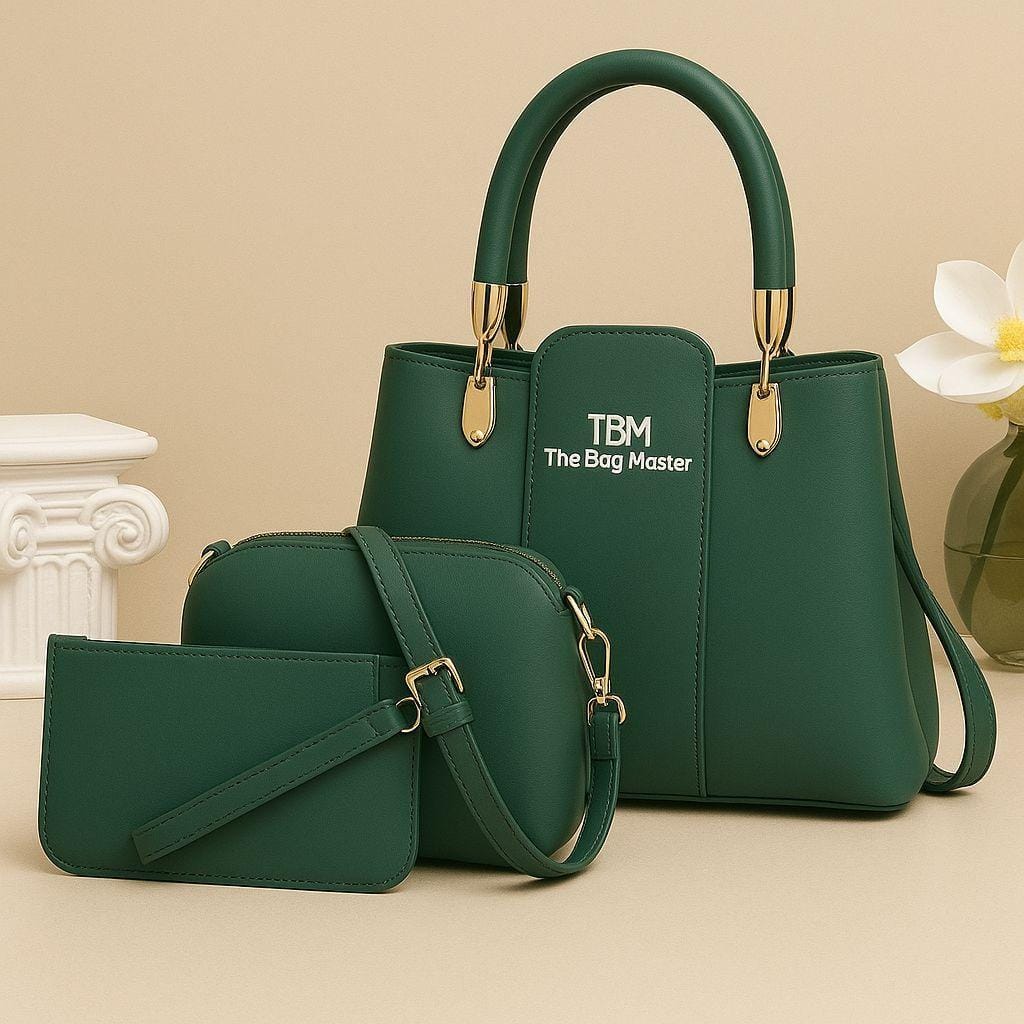 Elegant  Handbag Set for Women (3 Piece Combo)