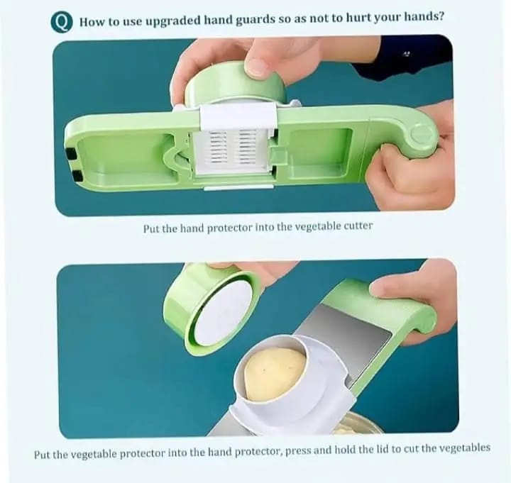 5in1 Vegetable Cutter Multifunctional Grater For Vegetables Slicers Shredders Peeler