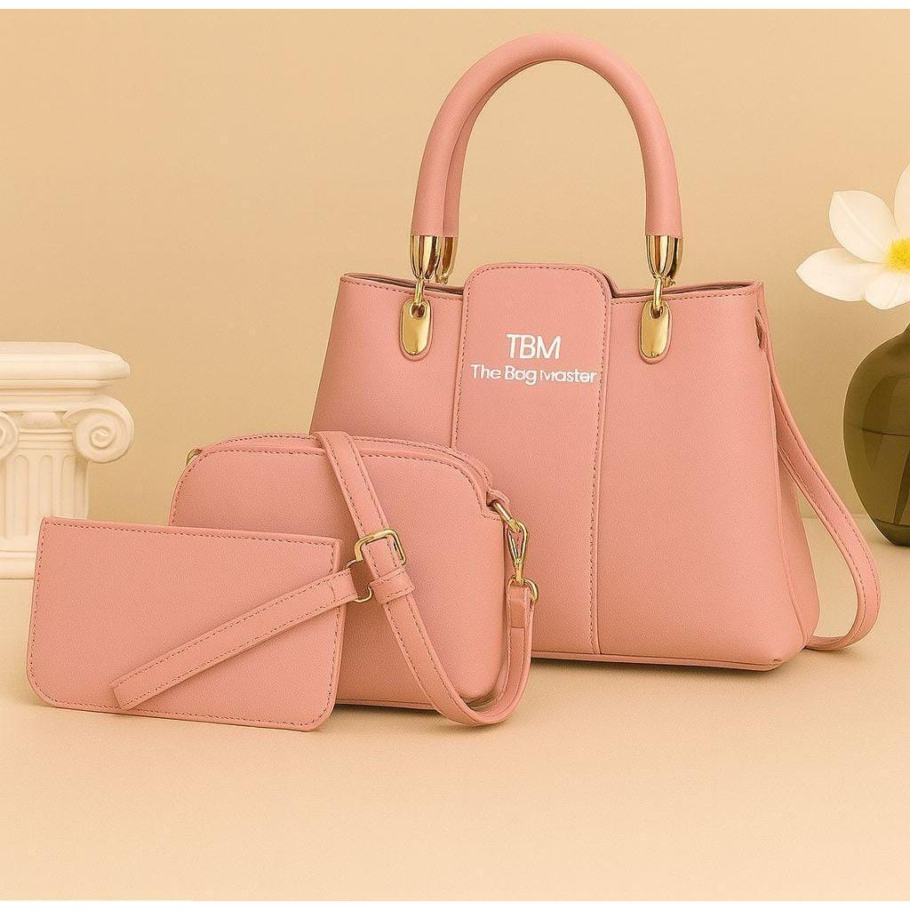 Elegant  Handbag Set for Women (3 Piece Combo)