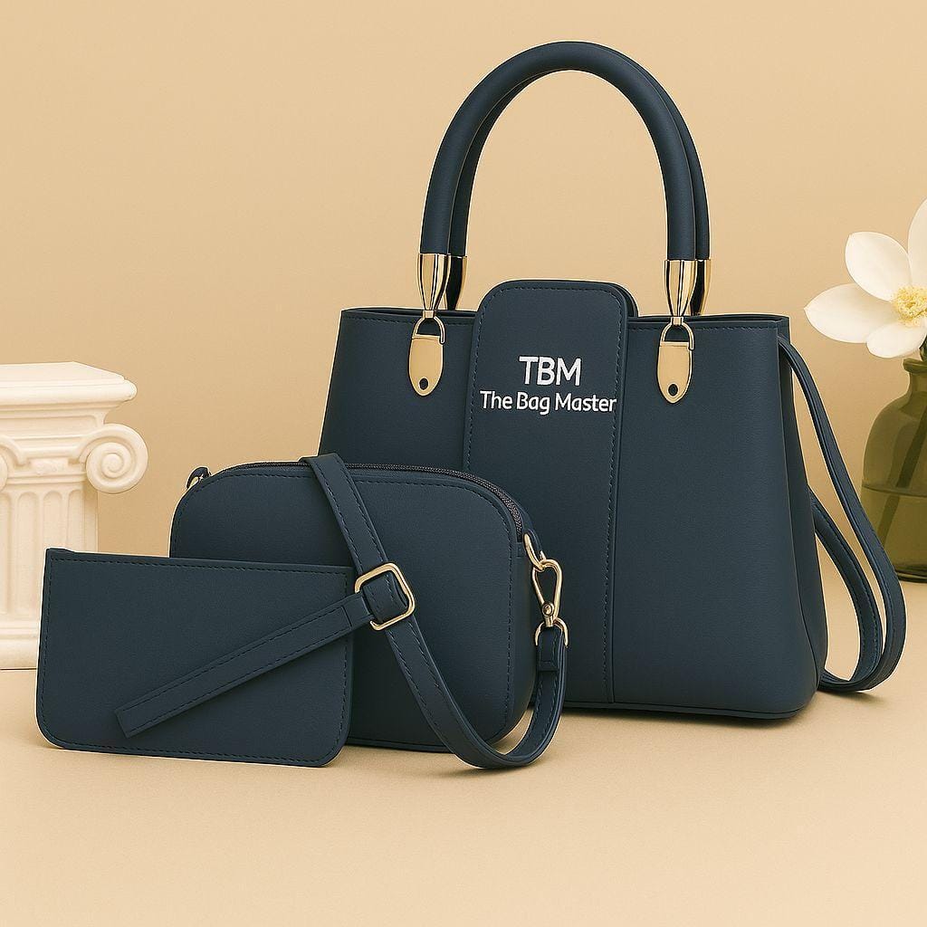 Elegant  Handbag Set for Women (3 Piece Combo)