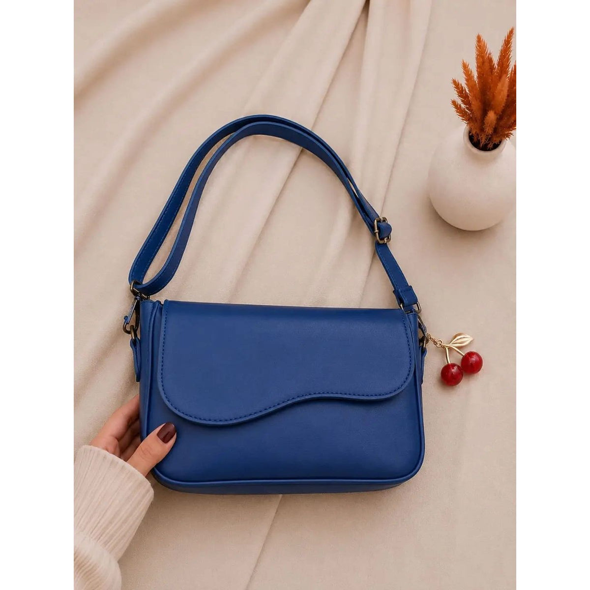 Girl's Leather Plain Purse