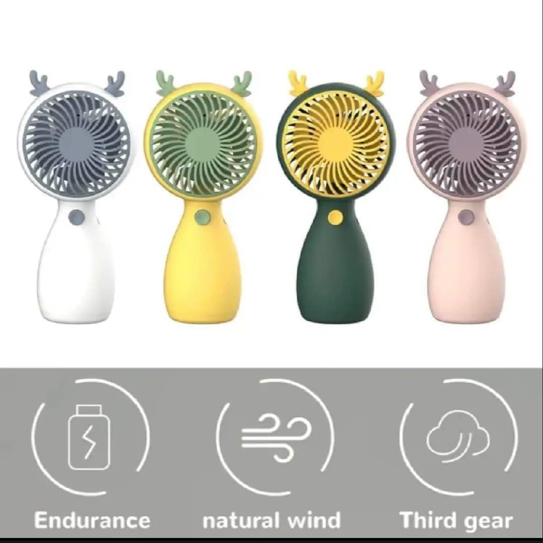 Rechargeable Animal Ears Fan